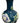 Chinese Tall Vase w/Large Peony Flowers on Blue Ground, H. 3 in. x 18 in. Diam.