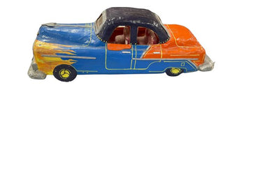 Vintage Cuban Papermache Car 4.5 "h x 13"l