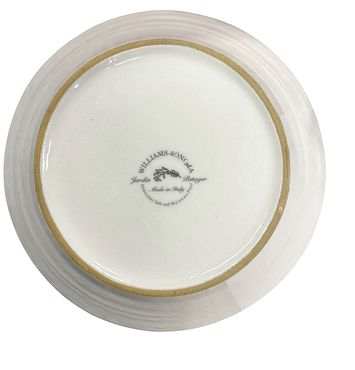 Williams-Sonoma Jardin Potager olive-motif ceramic bowl, 2.5" h, 9.75" diam.