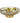 Brass/enamel holiday compote bowl, 8.5" diam., 3" h