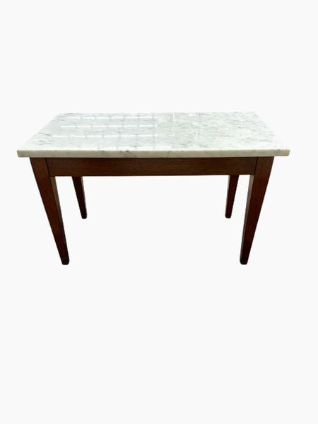 Marble Top Coffee Table, 30x16x18"