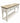 Transitional White Painted Two Drawer Console Table w/Wood Top
