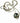 10k White Gold and Black Enamel Slider w/Dolphin, 5g