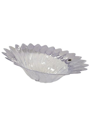 Morano  Lavender Starburst Art Glass Centerpiece 16"wide x 6"h