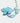 Vintage Turquoise 30" Necklace w Carved Elephant