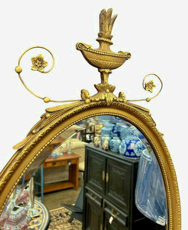 Vintage Decorative Arts, INC George III Style Gilt Oval Mirror