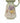 Victorian Pitcher, Hand Painted, Gold Trim 11"h