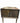 MCM-style end table Ww/ 2 doors, 22.25H 22.25W 23.75D