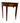 Bombay George III Style Console w/Center Drawer, H. 30.25 in.