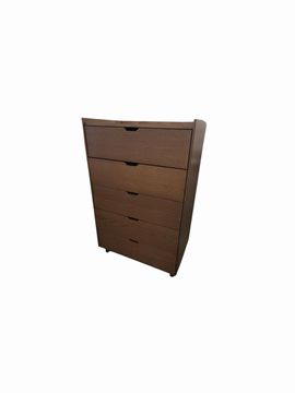 Prospect 5 Drawer Tall Dresser, Walnut