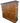 Large dark pine neoclassical cabinet w/ clothing wardrobe & 3 deep shelves, 66"