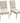 Pair Eloquence Louis XVI Style Painted Side Chairs, H. 38 in.