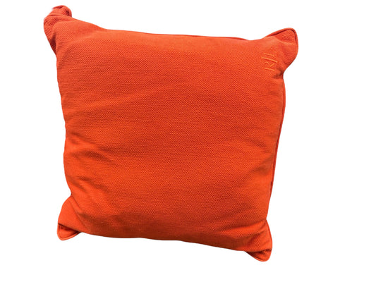 PAIR of orange Ralph Lauren 21" pillows