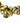 14k Yellow Gold Hawaiian Three Flower Slide, 5g