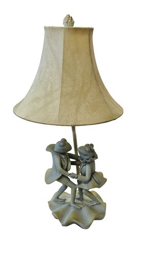 Froggy Went Courting Table Lamp 12"