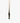 Flora Design Metal Floor Vase 39x8" w/ Bamboo Sticks