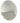 Pottery Barn oval bevelled edge mirror, 24x17.5