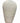 White crackle glaze vase, 16.5" h