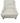 Pair Century Cream Leather Club Chairs 36h x 40d x 33w