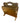 Florentine gilded wood magazine rack, 15.25" h x 14.75" w x 8" d