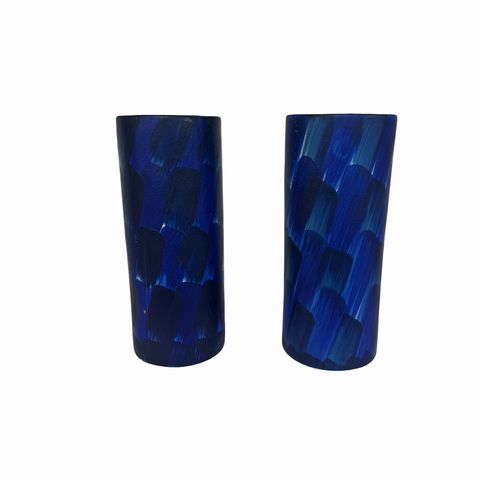 CB2 Cobalt Blue Vases 8.5x3.5