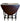 William & Marry Style Drop-Leaf Table, H. 30.25 in. x W. 26 in. x L. 10 in.