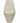 Fluted ivory-colored ceramic vase, 13" h