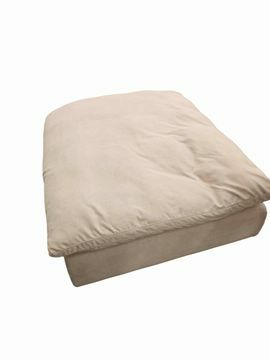 Ottoman, Fawn, 45"W x 41"D x 21"H *AS IS*