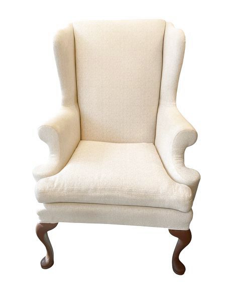 Reupholstered VTG Wingback Chair