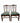 Pair of Bernhardt Chippendale-style dining chairs, 39.5H. 21.5W. 23D.