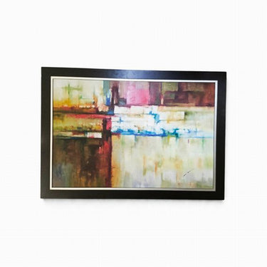 X-Large Abstract Painting Known Artist Jeff Dixon 58"h x 82.5"w