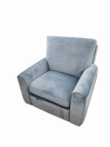 *NEW* JUDE recliner,blue,  37" W x 37" D x 38" H