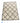 Gray/beige trellis-design polypropalene area rug, 4.5x3.5"