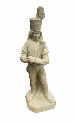 Unter Weiss Bach porcelain miner figurine, 9" h