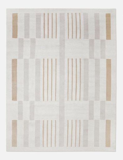 SAFI rug, neutral, 9'x12'