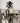 Black/gold 6 lamp chandelier