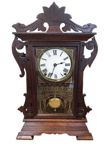 Antique Mantle Clock 22"x14"x6"