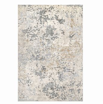 Chastin Modern Abstract Area Rug, Beige, 8'x10'