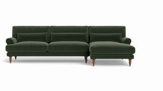 *NEW* Maxwell sofa w/chaise, 98" x 37" x 31" H