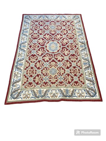Beautifully Made Neddlepoint Tapestry/ Rug  45" x 58"