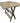 Wooden camp/activity table, lt. green, 46x34x34