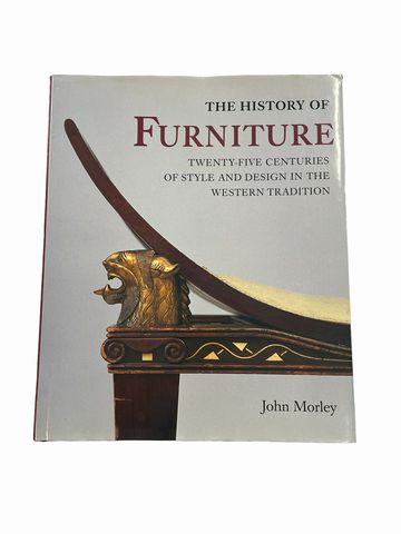 Coffee table book, "The History of Furniture..." J. Morley, 10x12x.75