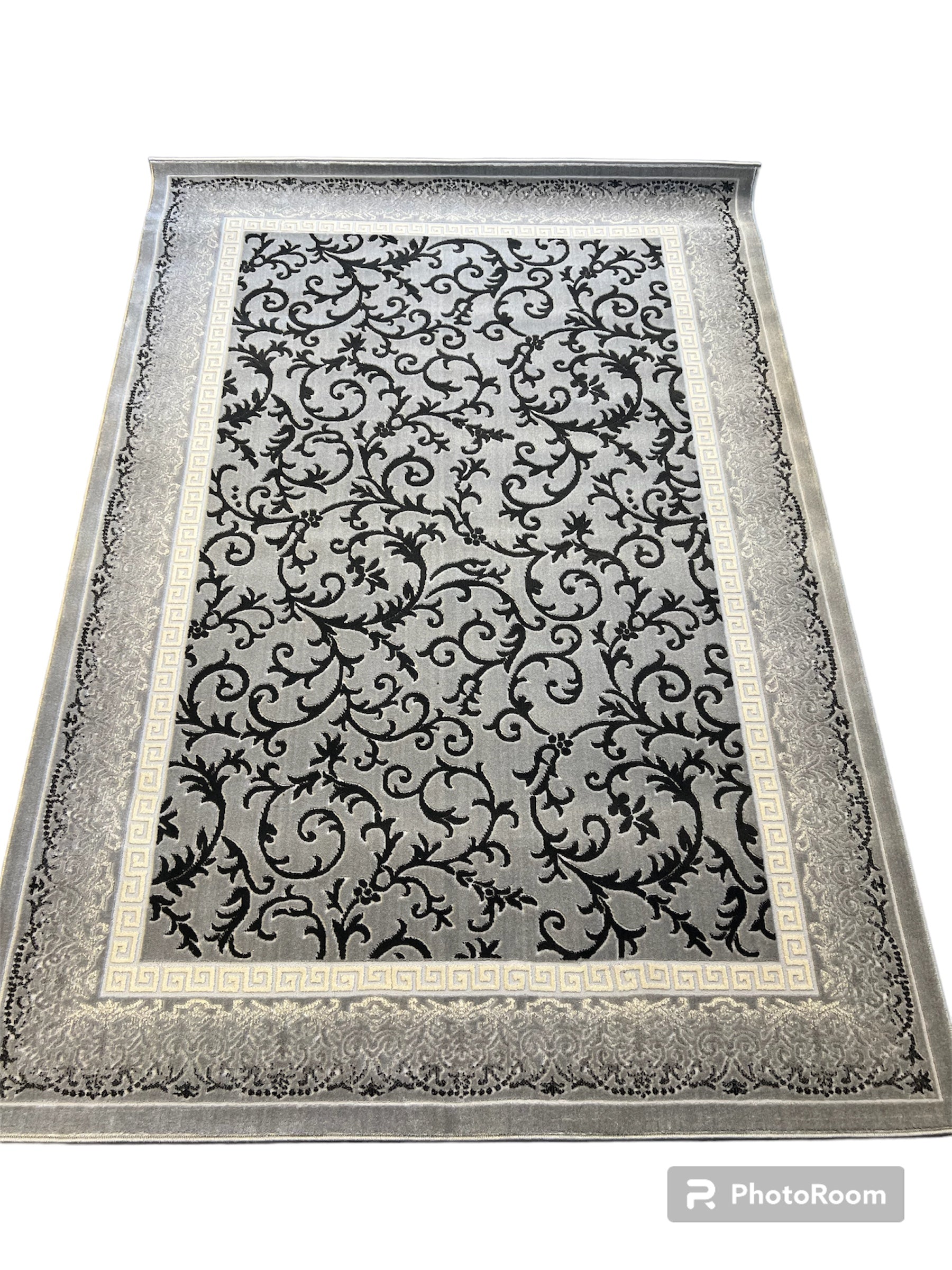 Turkish Rug, tampa grey 5'x7.5' – evolutionhomeonline