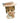 Lady Head Vase Pink Hat With Blue & Purple Flowers 5"