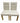PAIR of off-white tufted-back side chairs, 16.5x16.5x35.75"